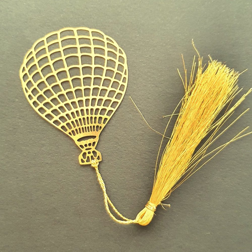 Bookmark Brass metal cutting bookmarks - Parachute